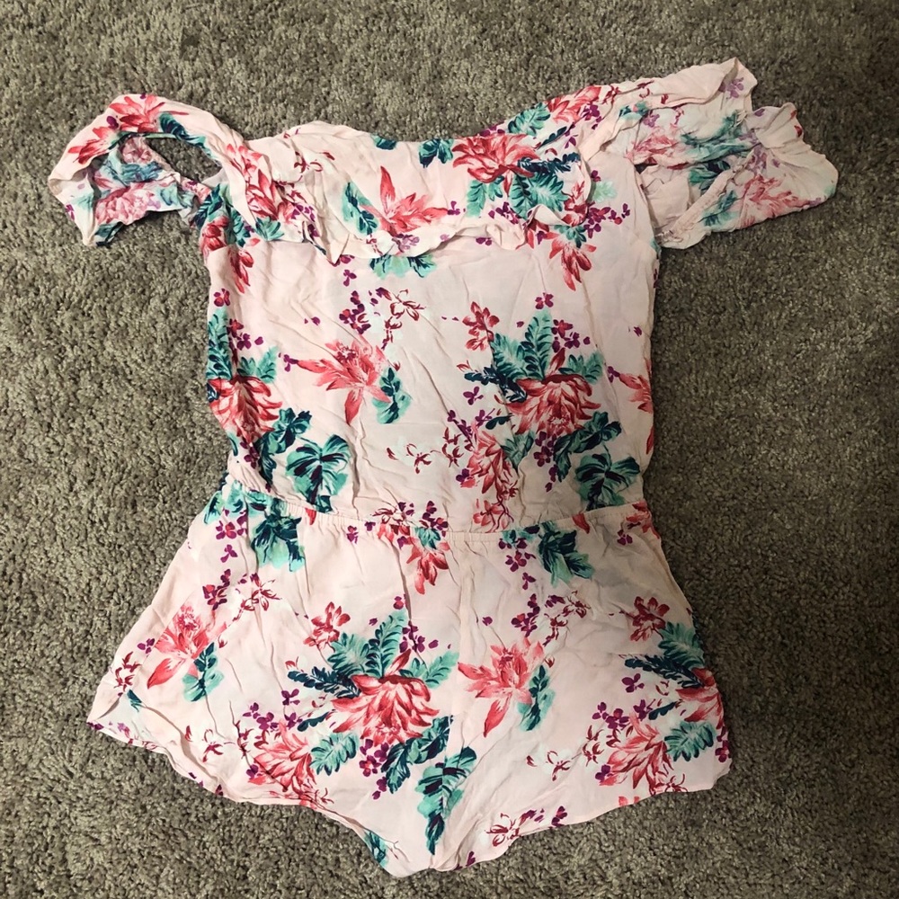 Beach romper cover up